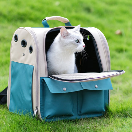 Large Capacity Portable Cat Pet Shoulder Bag - Perfect for Outings and Travel!