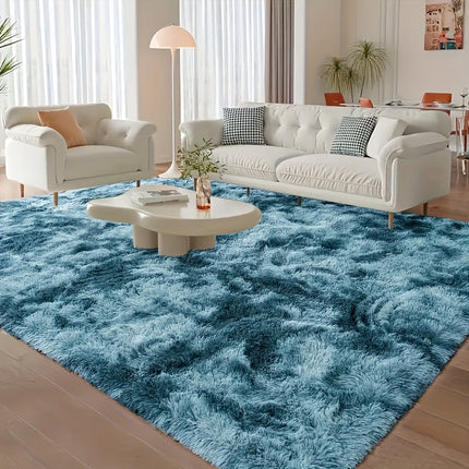 This Ultra-Soft And Comfortable Long Plush Carpet Is Easy to Clean, Washable,