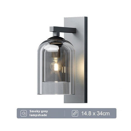 Nordic Wall Lamp Designer Villa Living Room Hotel Aisle Staircase Balcony Bedside Creative Glass Lamps