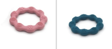 Full Three-dimensional Baby Silicone Teether Baby Molars Holding Round Teether