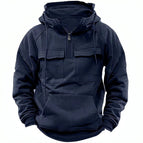 Navy blue with velvet / XL