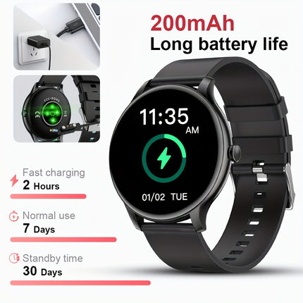 Smart Watch-3.86cm Display, Answer/Dial/Reject, Wireless Call, Outdoor Fitness Monitor,