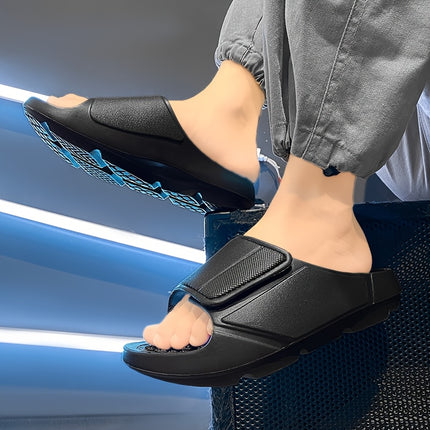 2 pcs Men'S Massage Sandals, New Style for Summer 2025, Breathable, Fashionable, And Comfortable