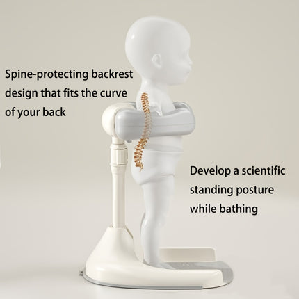 A Standing Bath Station for Children, Featuring a Non-Slip Design for Babies, Foldable And Height