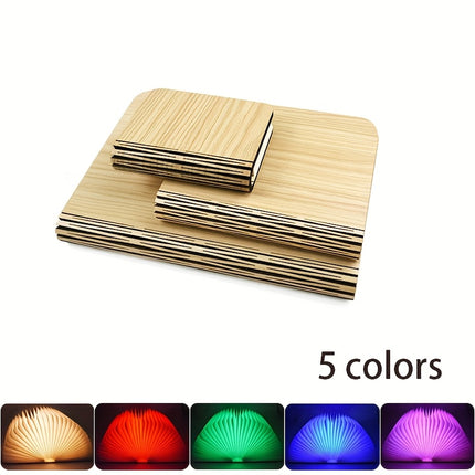 Magnetic Induction Switch Night Light with USB Rechargeable Battery - 3/5 Colors (Pink, Green, Purple, ) - USB-