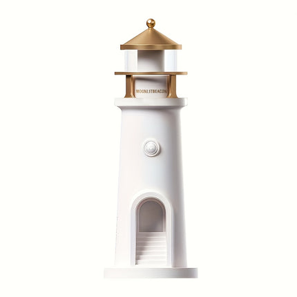 LiHangStar Smart Bedside Lamp with Motion Sensor & Dimmable LED Moonlight Projection Night Light