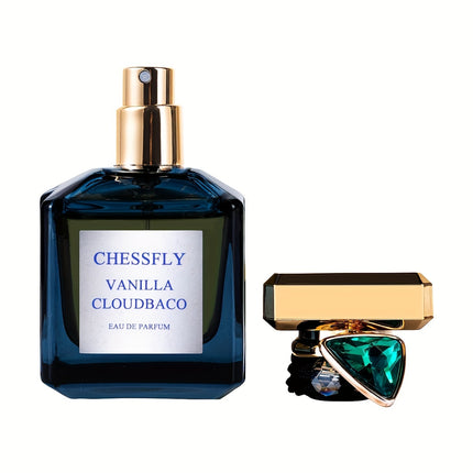 CHESSFLY Men's Vanille Cloudbaco Eau de Parfum 1.7fl.oz - Luxury Vanilla & Tobacco Scent with Tonka Bean