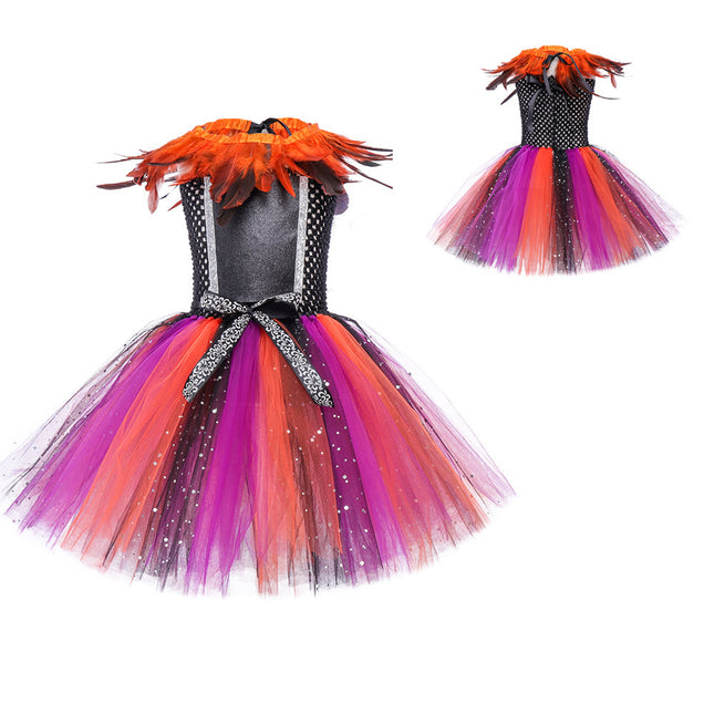 Halloween Children's Costume Witch Cosplay Clothes