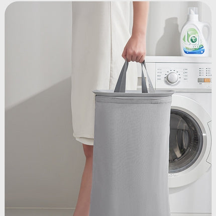 Fabric Bathroom With Lid Dirty Laundry Toys Sundries Storage Laundry Basket