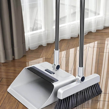 1Set, 3 in 1 Broom and Dustpan for Floor Cleaning