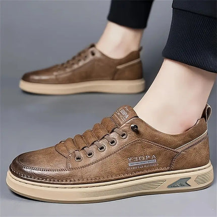 Men'S Slip-On Sneakers with Thick Non-Slip Rubber Sole
