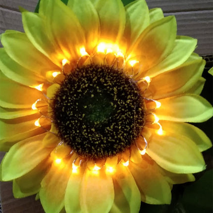 LED Solar Sunflower Floor Lamp Garden Decoration