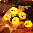 Witch Pumpkin / Warm White Battery Model / 2.5M 10Light