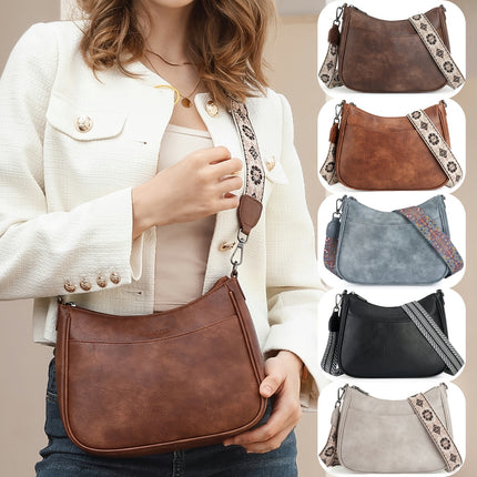 Everyday Shoulder Bag | Adjustable Strap Bag | Secure Zip Closure