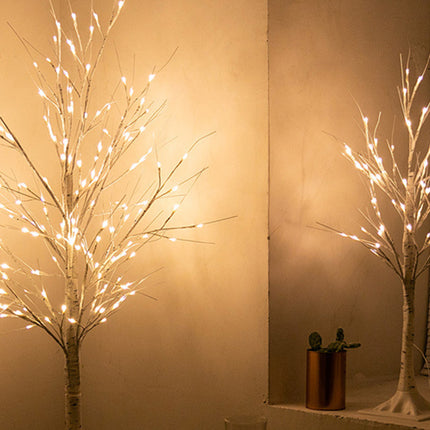 LED Lights Simulation Luminous Christmas Tree Background Decoration