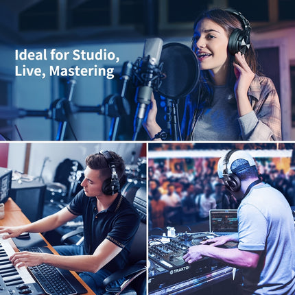 Professional Studio & Gaming Headset with Boom Mic