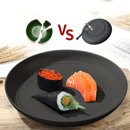 Set of 6 Plastic Plates That Are Durable And Resistant to Breakage, Suitable for Home Use As Dinner Plates