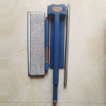 Flat Mop With 1/2 Mop Cloth Set/ Only 1 Mop Cloth, Long Handle Hands-free Wash Flat Mop