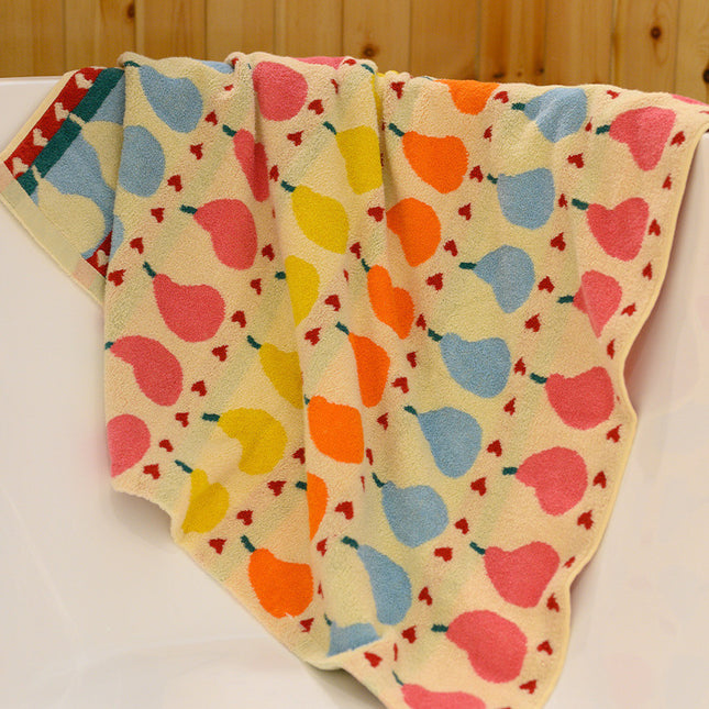 Bath Wrap Soft Absorbent Household Pure Cotton Bath Towel