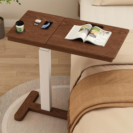 Portable Desk for Sofa And Bed, Height Adjustable Laptop Table Small Standing Desk Rolling