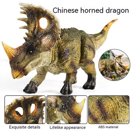 Simulation Dinosaur Chinese Horn Dragon Boy Toy