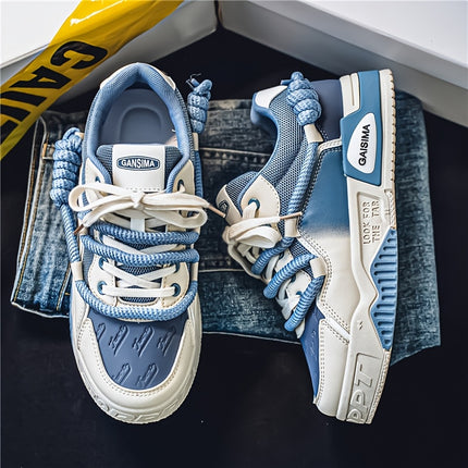 Men'S 2025 Summer Sneakers - Breathable Low-Top Lace-Up Casual Shoes with Rope Lacing,