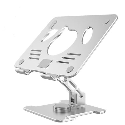 Folding Aluminum Alloy Desktop Swivel Laptop Stand