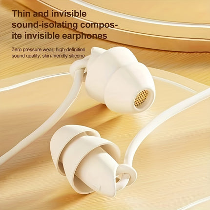 Wireless ASMR Sleep In-Ear Headphones with Noise Cancellation, High Sound Quality, and Microphone