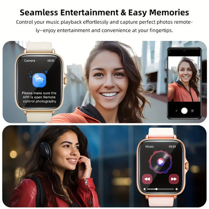 Premium 1.83-Inch Touch Screen And Offers a Multitude of Functions Including Call Reminders, Multiple Watch Faces,
