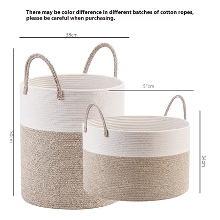 Cotton String Woven Storage Basket Storage Basket