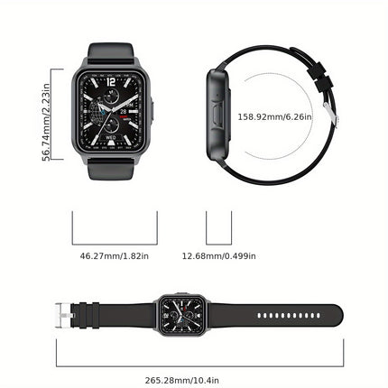 2025 new smartwatch, Men's full touch screen sports and fitness watch, IP67 waterproof wireless