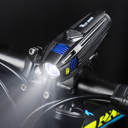 Bicycle Flashlight Front Light Bicycle Lamp Warning USB Charging Headlamp Night Riding Bike Accessories
