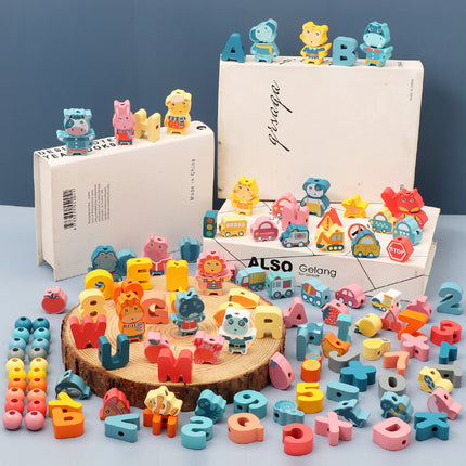 Children's Fashion Educational Wooden Bead Toys