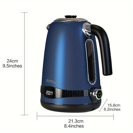 Kettle Temperature Control with 7 Heat Settings & LED Display, 304 Stainless Steel Kettle