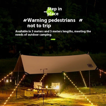 Canopy Tent Camping Decoration Luminous Wind Rope