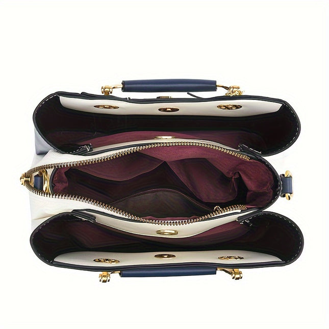 Women's  Handbag with Adjustable Crossbody/Shoulder Strap, ic Closure Large Capacity Tote