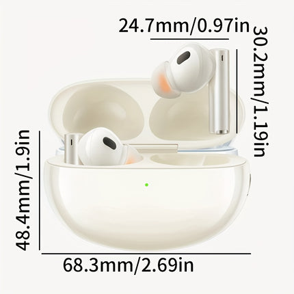 Buds Air 5 Pro Wireless Headphones, realBoost Dual Drivers, Up to 40 Hours of Playback,