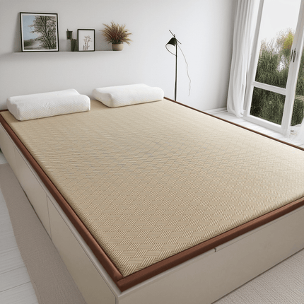 Soft and Breathable Machine-Washable Floor Mattress Pad, Japanese Tatami Mat, Portable Foldable Summer Sleeping