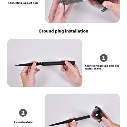 Outdoor Waterproof Garden Courtyard Solar Energy Projection Lamp