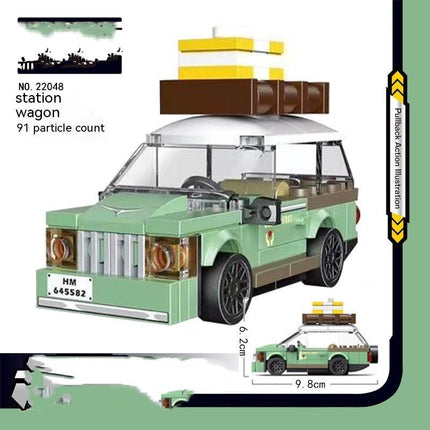 Building Block City Recycling Car Assembly Toy