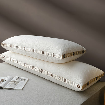 1pc Ultra-Soft Microfiber Couple'S Body Pillow - Medium Softness, Quilted Polyester,