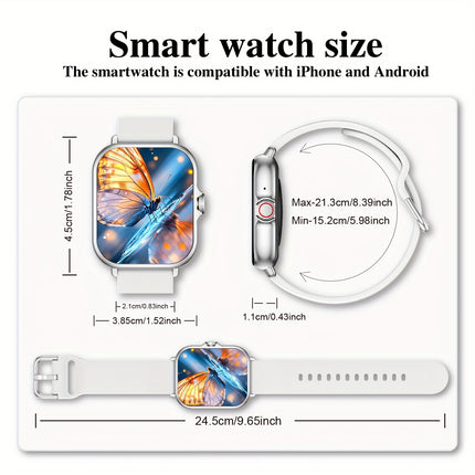 Smart Watch Is Compatible with Android And Iphone, Features High-Definition Voice Calls