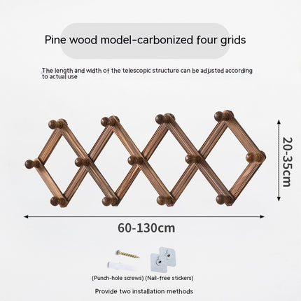 Clothes Hook Log Hanger Coat Rack