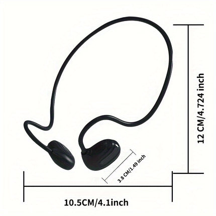Wireless Headphone Hanging Neck Sports Two Ears Into The Ear Neck