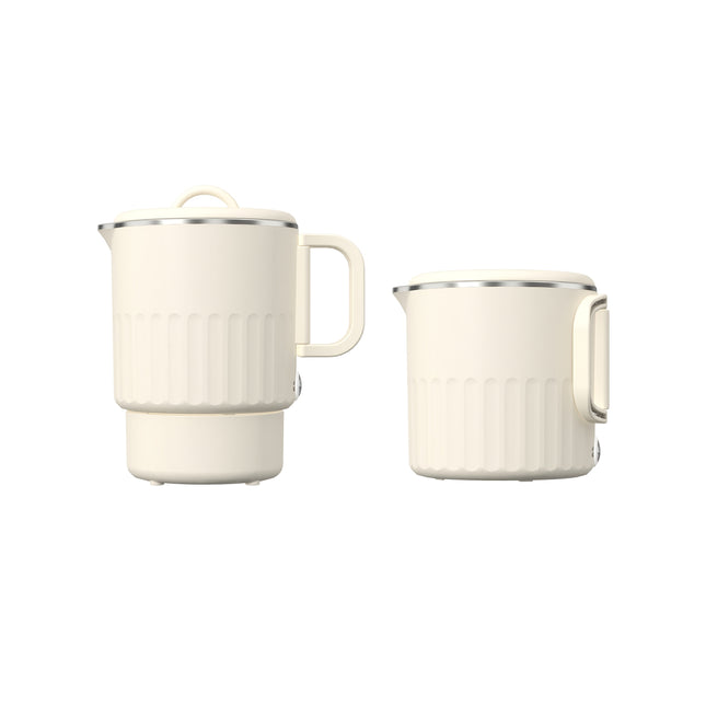 One Multi-function Electric Cooker, Mini Folding Outdoor Electric Kettle for Boiling Water