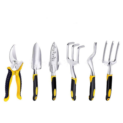 Aluminum Alloy Garden Shovel Outdoor Tools 8 - piece Set - GARDIWALL