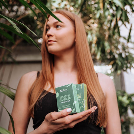 Avocado Oil Shampoo Bar – All Hair Types, 100g