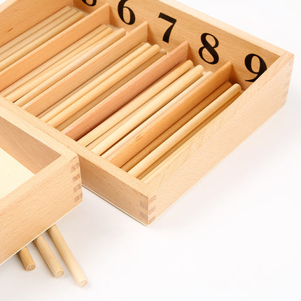 Montessori Mathematics Teaching Tools Spindle Box