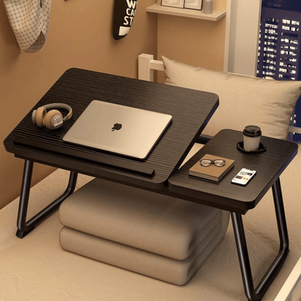 Laptop Desk Table Multifunctional - Smooth Five-Speed Height Adjustment, Convenient Cup Holder