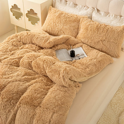 Duvet Cover Set, Winter Bedding, Machine Washable, Zipper Closure